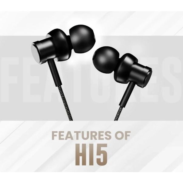 HIFUTURE Slušalice za telefon HI5, TIP-C, crna - 38161