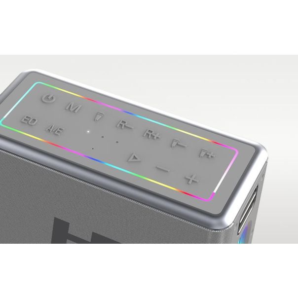 HIFUTURE Bežični Bluetooth zvučnik MUSICBOX, srebrna - 38355-1