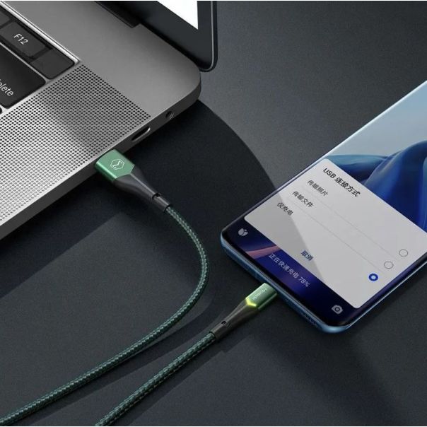 MCDODO Kabl CA-7961 USB-A na TIP-C, 1m, zelena - 38468