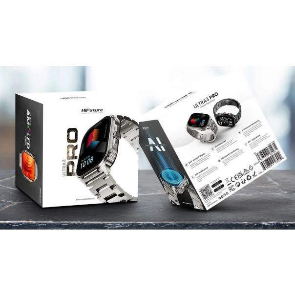 HIFUTURE Pametni sat ULTRA3PROSIL, siva - 38475