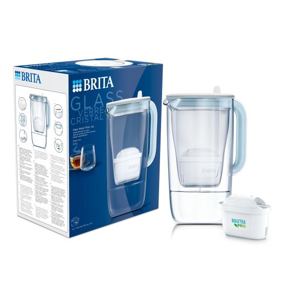 BRITA Bokal za filtriranje vode Glass Jug 2.5L - 4006387120863