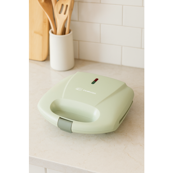 Deaktion električni toster i grill 750W, nelepljiva ploča, indikator spremnosti, pastelno zelena - R0130