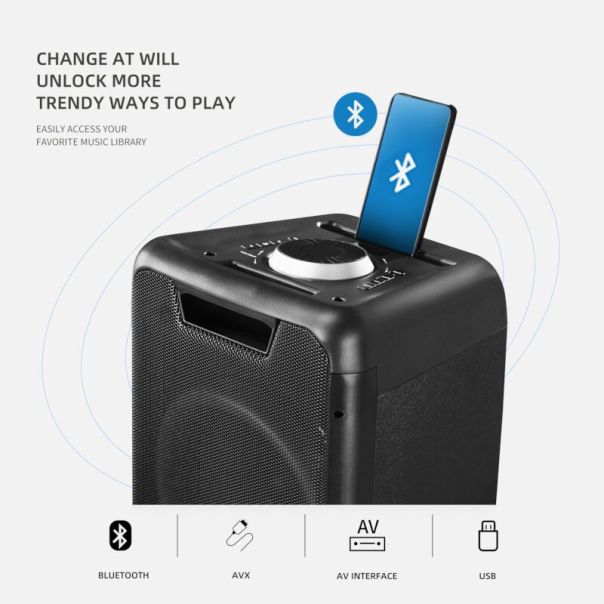 AKAI Bluetooth zvučnik DJ-880, crna - EP2170368