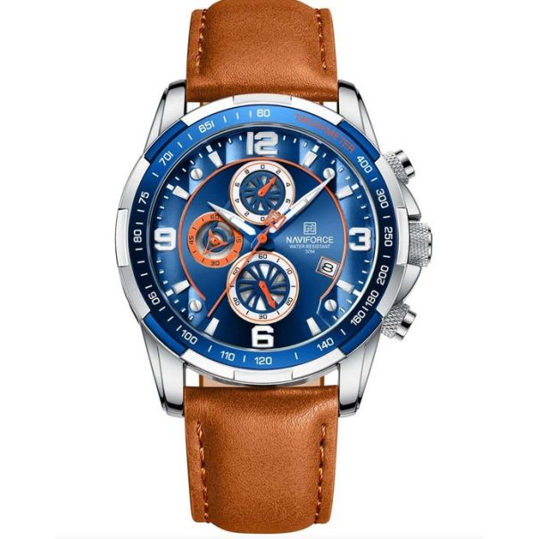 Naviforce Muški ručni sat Kvarcni mehanizam 8020L ORANGE - NF8020L ORANGE