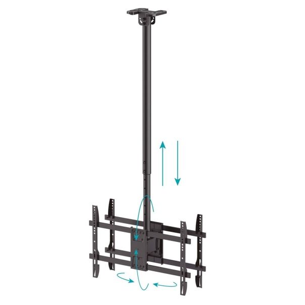 HOLMIOS Plafonski rotacioni nosač za dva LCD televizora 43