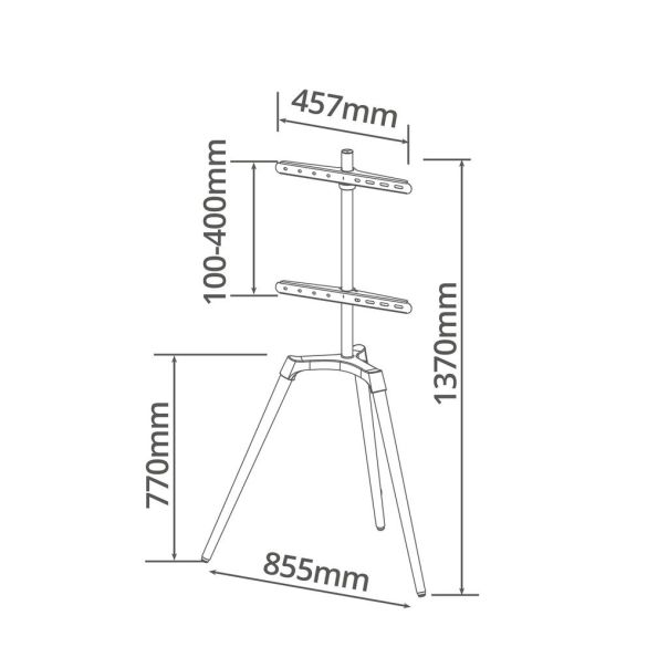 HOLMIOS Podni držač za LCD televizor 45''-65'' 60009 - EP2173358