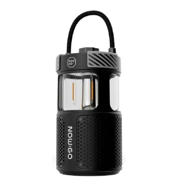 NOW GO Bluetooth zvučnik, lampa, Powerbank F1, crna - EP2797012