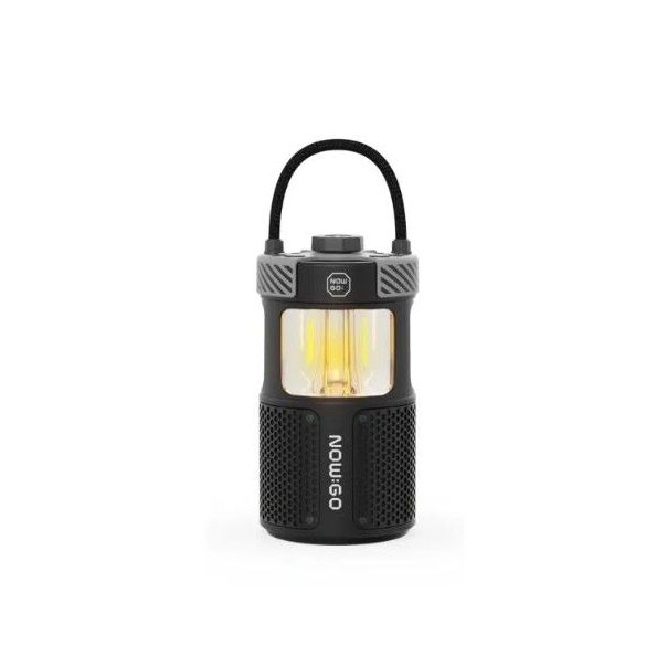 NOW GO Bluetooth zvučnik, lampa, Powerbank F1, crna - EP2797012