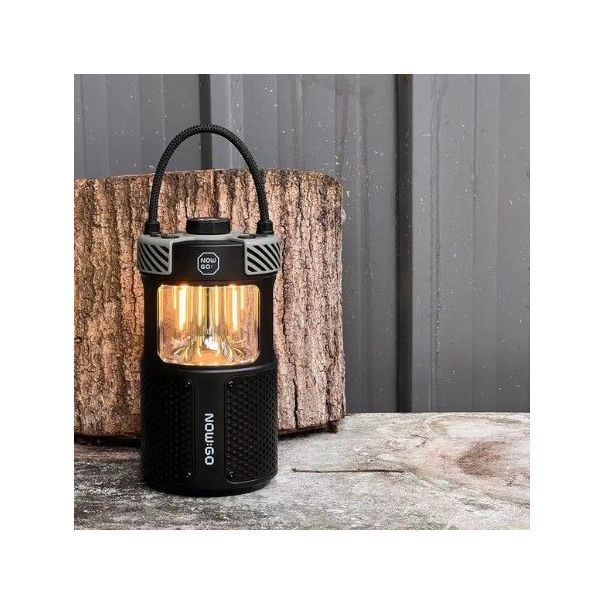NOW GO Bluetooth zvučnik, lampa, Powerbank F1, crna - EP2797012