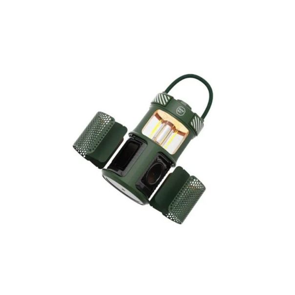 NOW GO Bluetooth zvučnik, lampa, Powerbank F1, zelena - EP2797015
