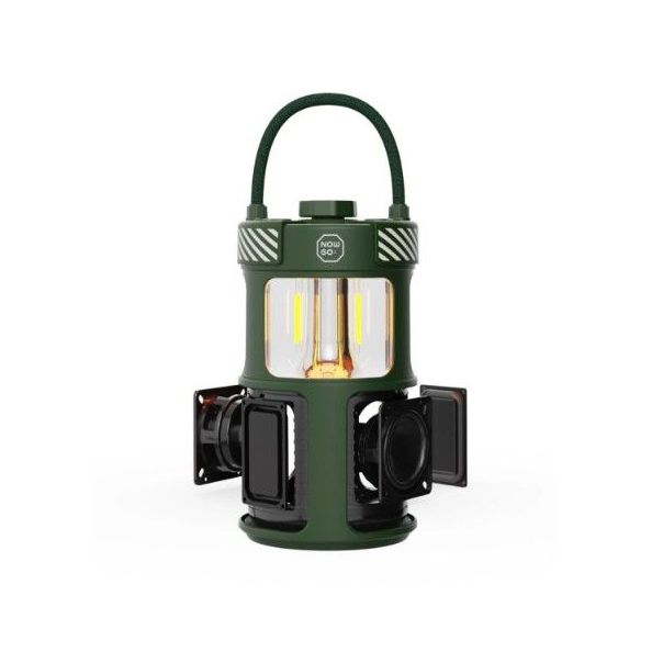 NOW GO Bluetooth zvučnik, lampa, Powerbank F1, zelena - EP2797015