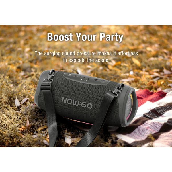 NOW GO Bluetooth zvučnik STORM LITE, crna - EP2797021