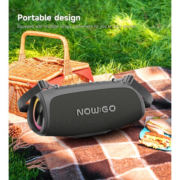 NOW GO Bluetooth zvučnik STORM S, crna - EP2797024