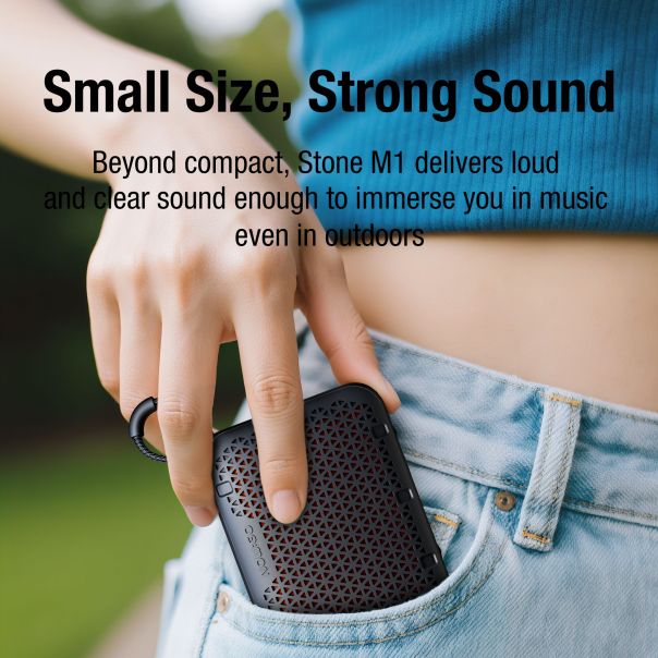 NOW GO Bluetooth zvučnik STONE M1, crna - EP2797027
