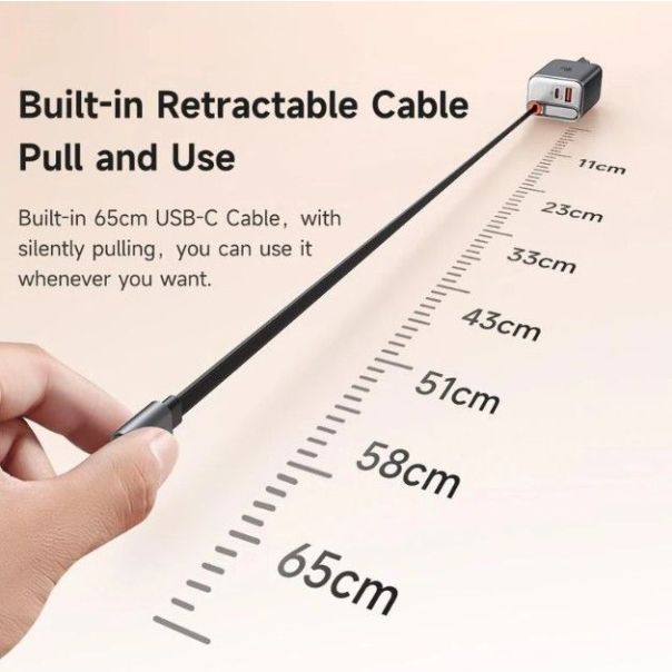 MCDODO Punjač CH-4281, 40W, sa kablom USB-C, (65cm), crna - EP2855304
