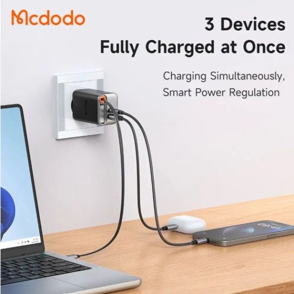 MCDODO Punjač CH-4103, 67W, sa kablom USB-C, (65cm), bela - EP2855307