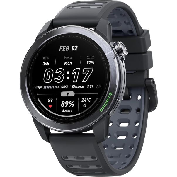 MIBRO Pametni sat GS ACTIVE2, GPS, 2 narukvice, siva - EP3111134