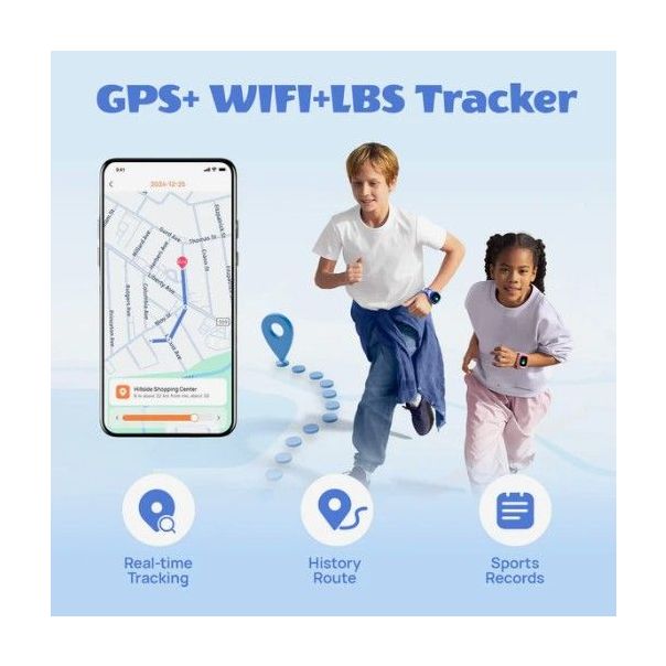MIBRO Pametni sat za decu P6, GPS, SIM, 128GB, siva - EP3111152