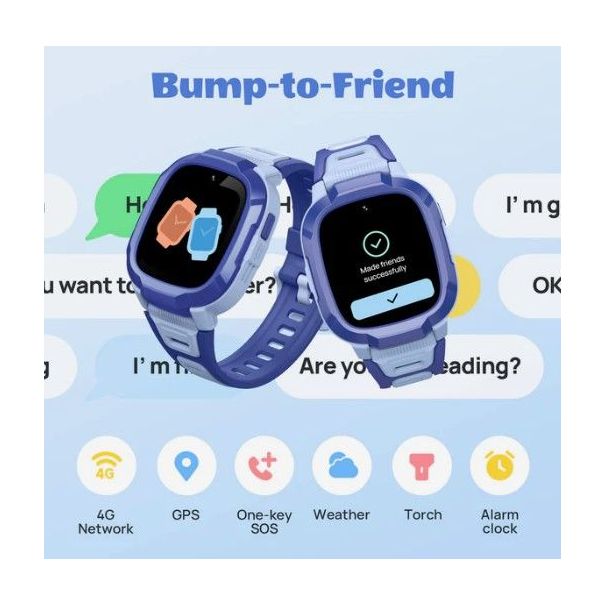 MIBRO Pametni sat za decu P6, GPS, SIM, 128GB, roza - EP3111155