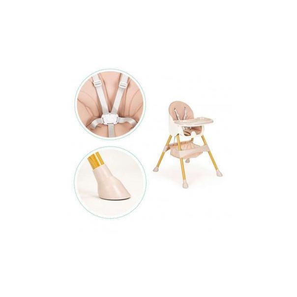 ECO TOYS Hranlica 2u1 pink - 203377