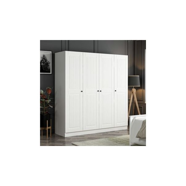 HANAH HOME Ormar Kale Mebran 4772, bela - 203736