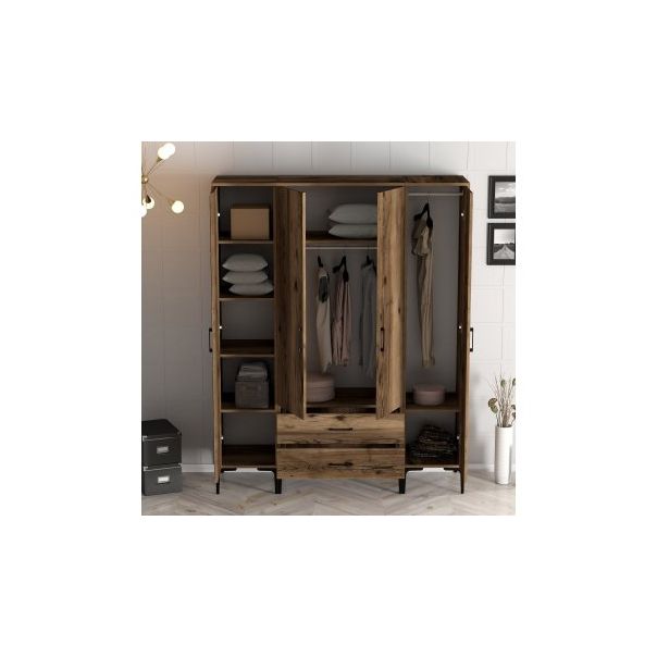 HANAH HOME Ormar Kumsal PTP, braon - 203764