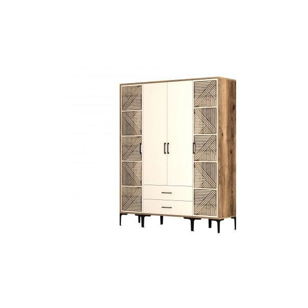 HANAH HOME Ormar Kumsal PTP, braon/krem - 203766