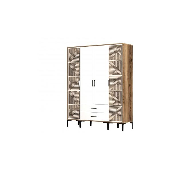 HANAH HOME Ormar Kumsal PTP, braon/bela - 203767