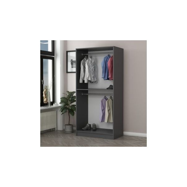 HANAH HOME Garderober Kale Glass Anthracite 190 - 203808