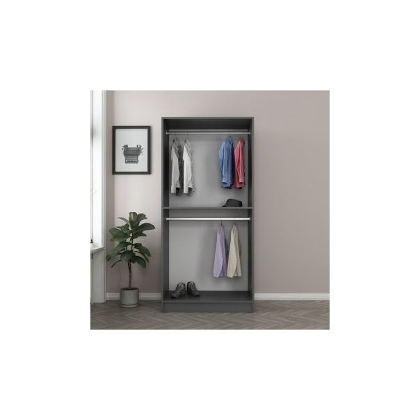 HANAH HOME Garderober Kale Glass Anthracite 190 - 203808