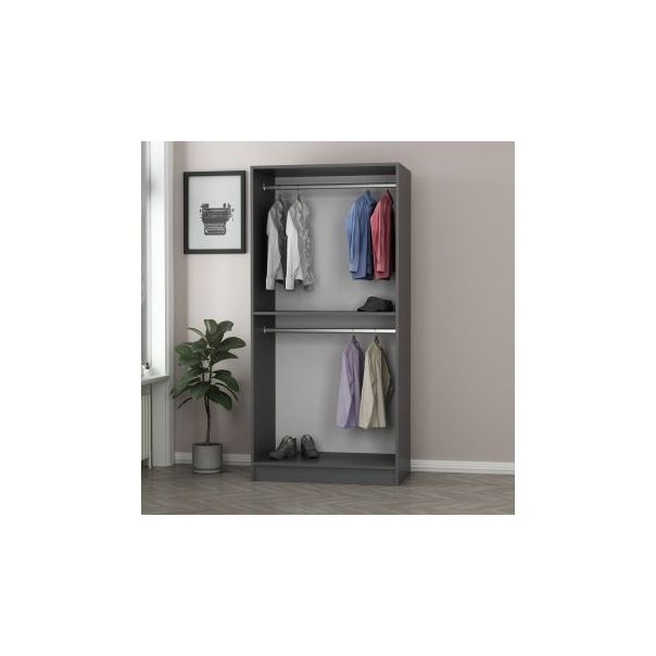 HANAH HOME Garderober Kale Glass Anthracite 190 - 203808