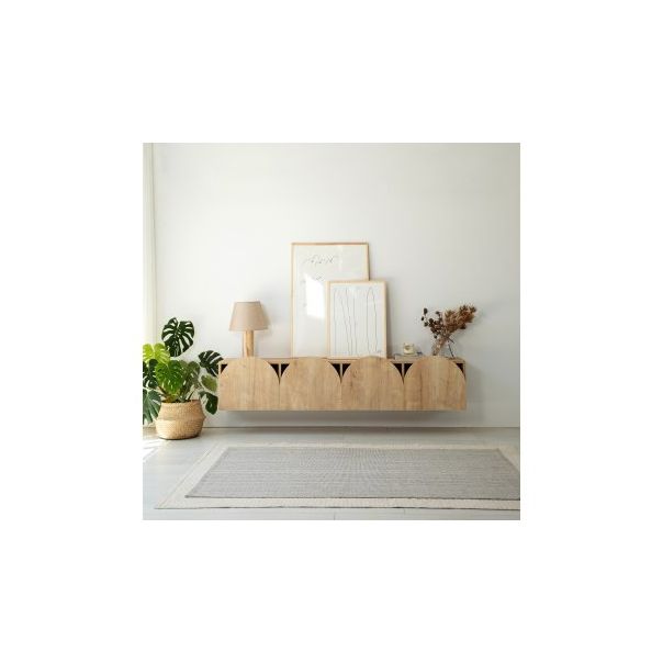 HANAH HOME TV polica Mesta Oak - 204075