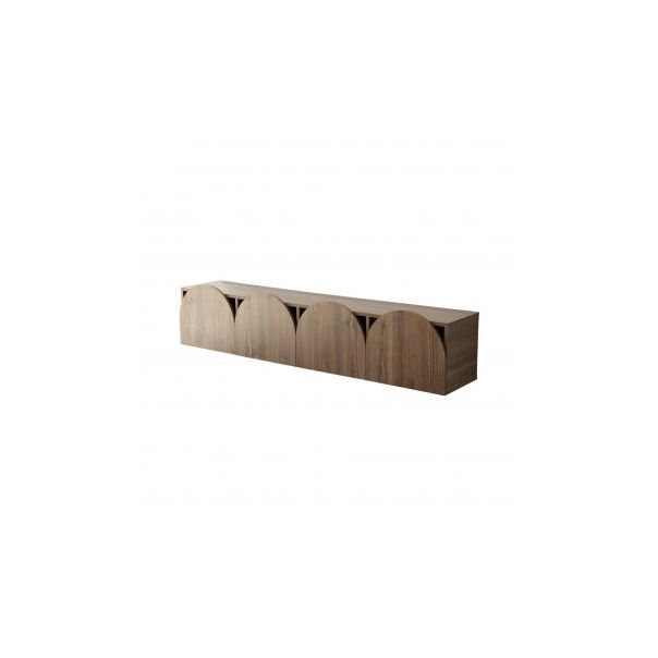 HANAH HOME TV polica Mesta Walnut - 204076