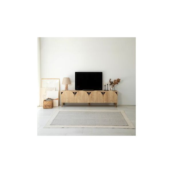 HANAH HOME TV polica Mesta Oak v2 - 204077