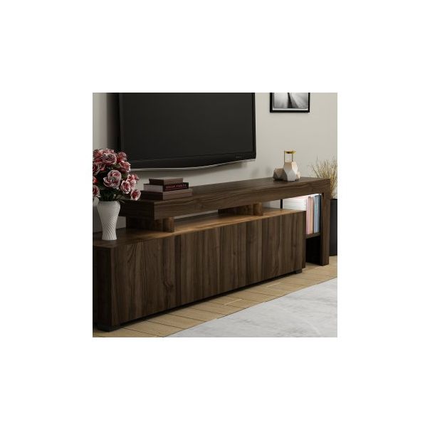 HANAH HOME TV polica Beliz Walnut - 204106