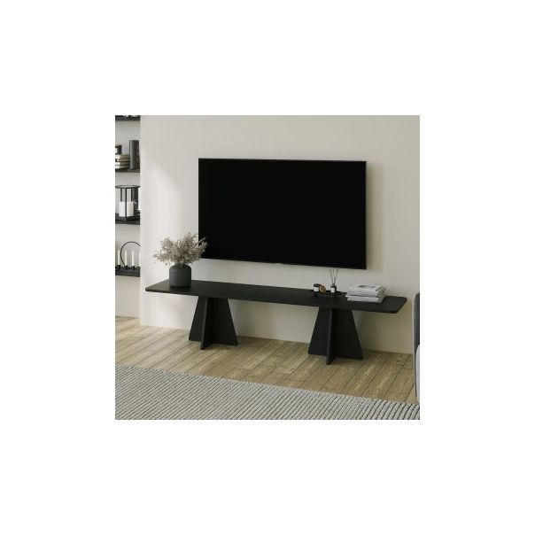 HANAH HOME TV polica Mushroom, crna - 204119