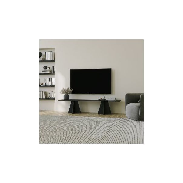 HANAH HOME TV polica Mushroom, crna - 204119