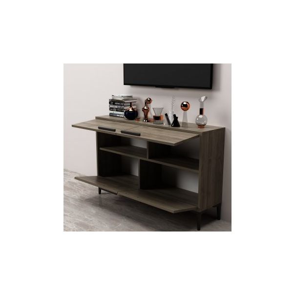 HANAH HOME TV polica Ctn Walnut - 204129