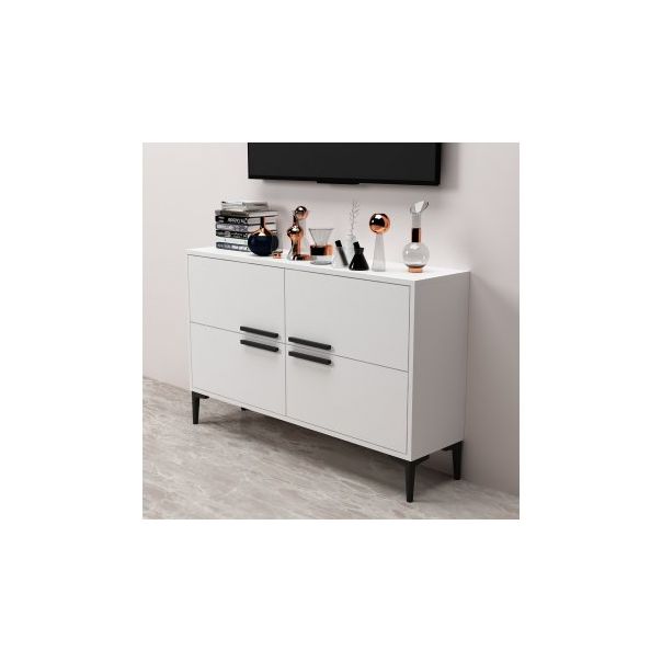 HANAH HOME TV polica Ctn, bela - 204130