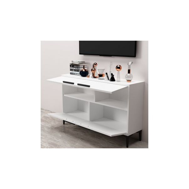 HANAH HOME TV polica Ctn, bela - 204130