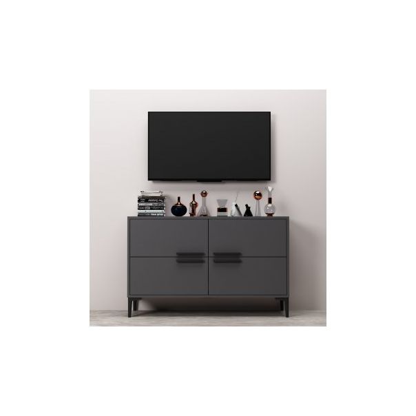 HANAH HOME TV polica Ctn Anthracite - 204131