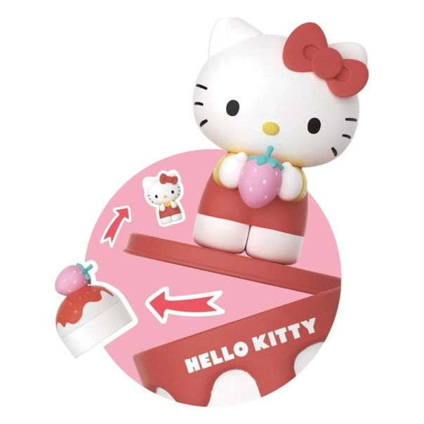 YuMe Toys Hello Kitty and Friends - Strawberry Cake Surprise Capsule - Hello Kitty - EP3252440
