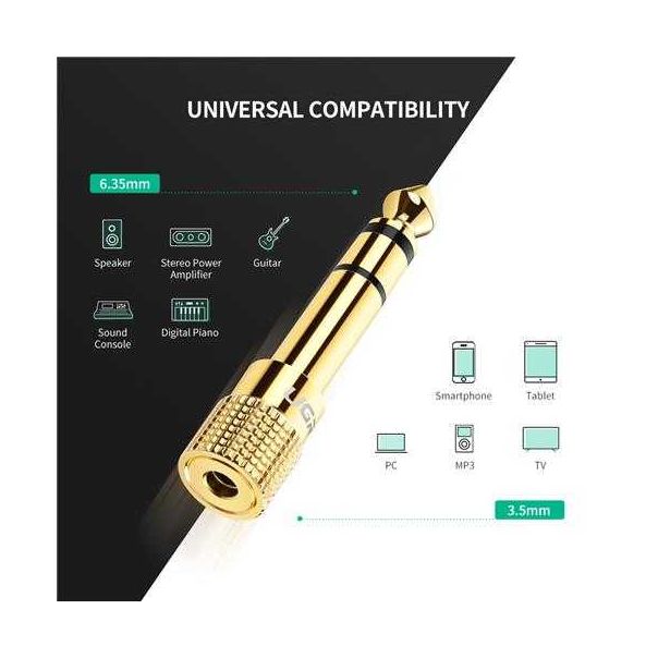 UGREEN Adapter 20503 6.35mm M na 3.5mm F - 20503