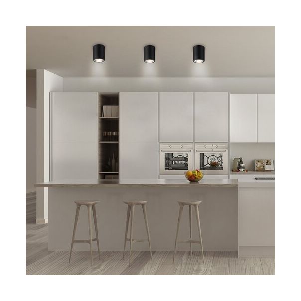 Rabalux Ugradna i nadgradna rasveta Kobald E27 1x MAX 25W mat crno (2055) - 2055-1