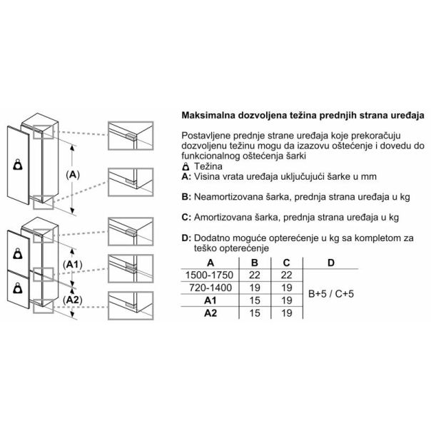 BOSCH Ugradni zamrzivač GIN81VEE0 - EP2951863