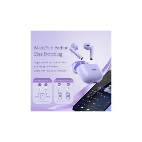 REMAX Bluetooth slušalice Marshmallow TWS-19, bela - 206468