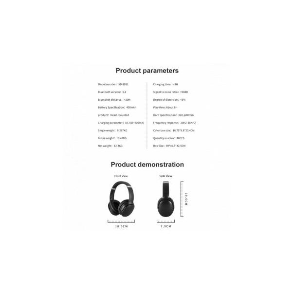 SODO Bluetooth slusalice SD-1011, plava - 206473
