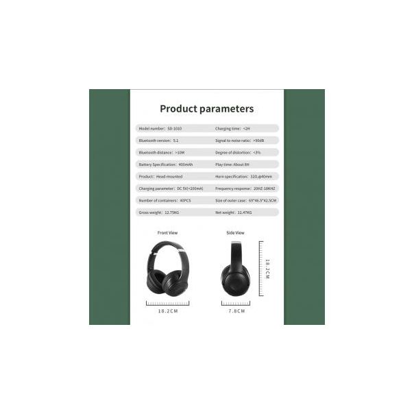 SODO Bluetooth slušalice SD-1010, plava - 206507