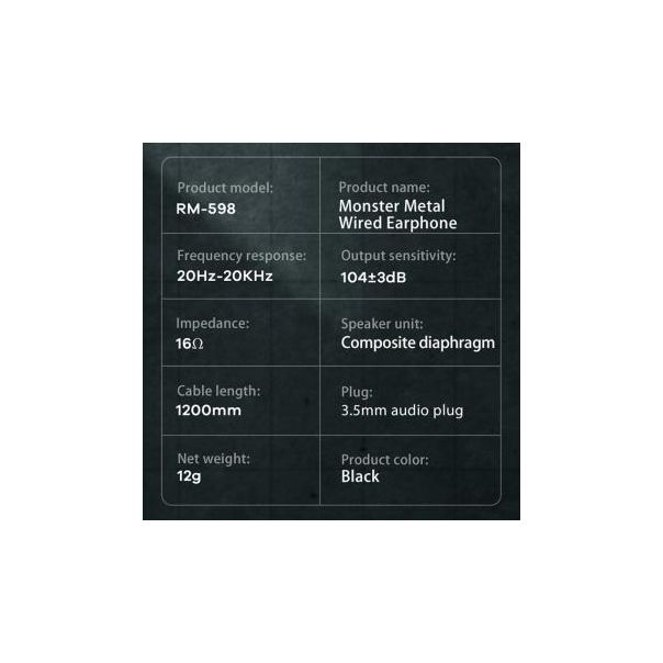 REMAX  Slušalice za mobilni RM-598a, bela - 207377