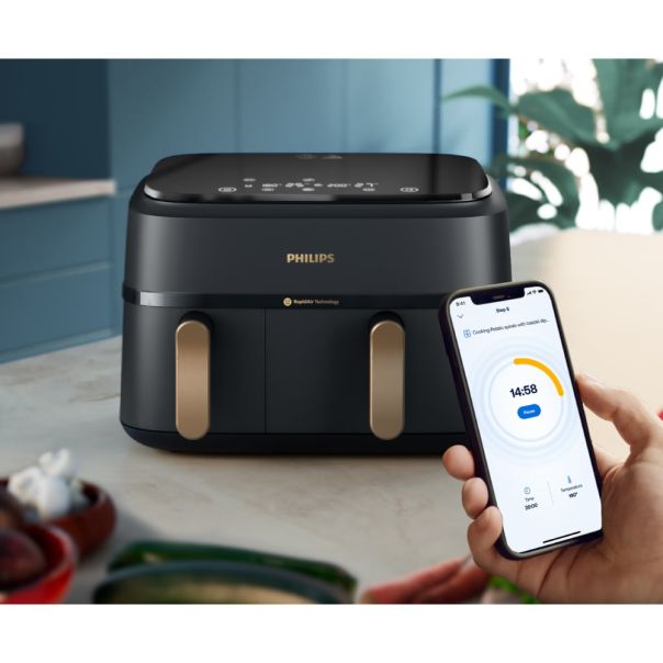 PHILIPS  Airfryer sa dve korpe NA352/00 - 20771